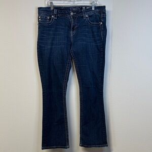 Miss Me Dark Blue Boot Cut Jeans